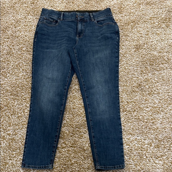 a.n.a Dark Blue Women's Skinny Jeans - Picture 2 of 4